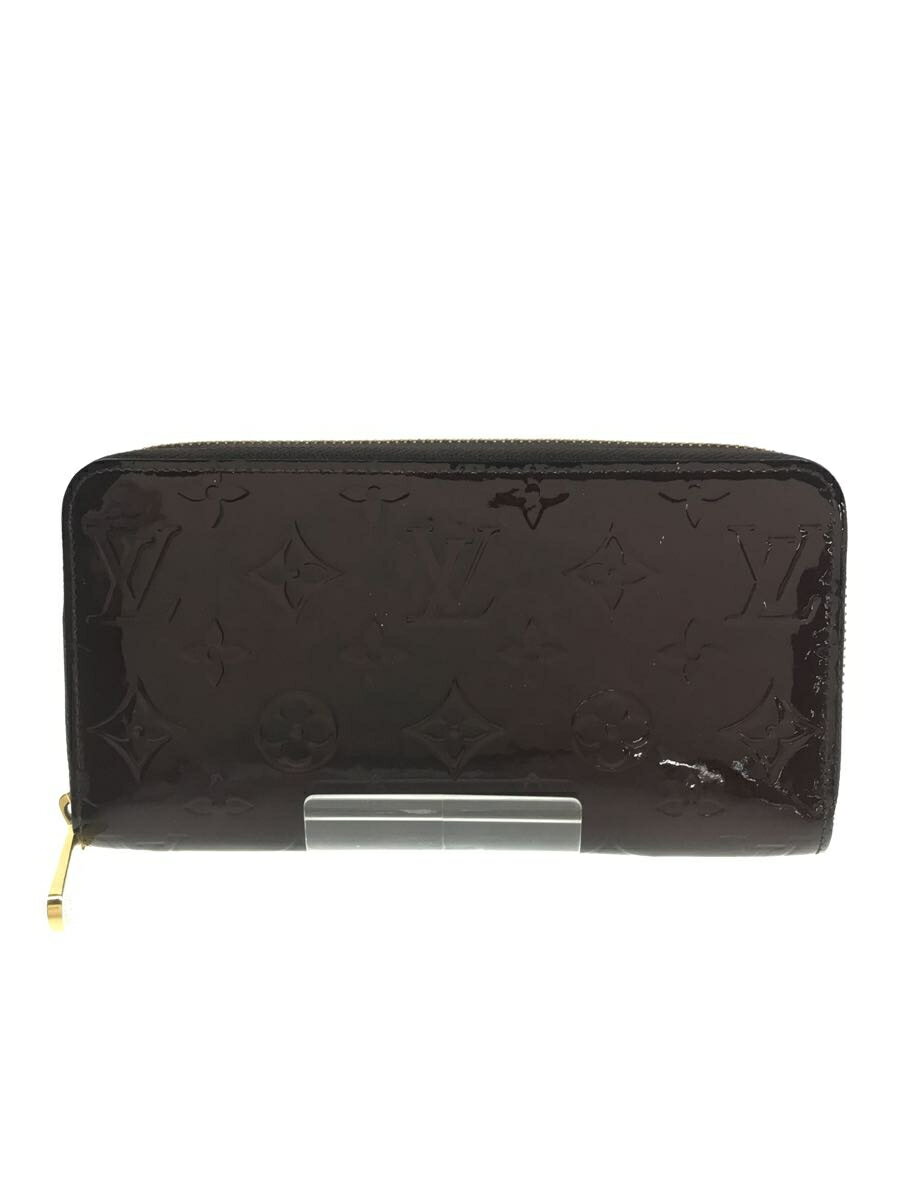【中古】LOUIS VUITTON◆ジッピー・ウォレット_モノグラム・ヴェルニ_BRD/エナメル/BRD/レディース【服飾雑貨他】