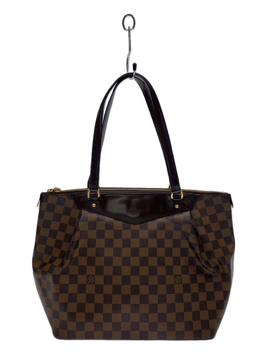 【中古】LOUIS VUITTON◆ウェストミンスターGM_ダミエ・エベヌ/PVC/BRW//【バッグ】