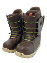 【中古】BURTON◆スノーボードブーツ/スノボブーツ/27cm/クイックレーシング/MOTO-ASIAN FIT/ブラウン【スポーツ】