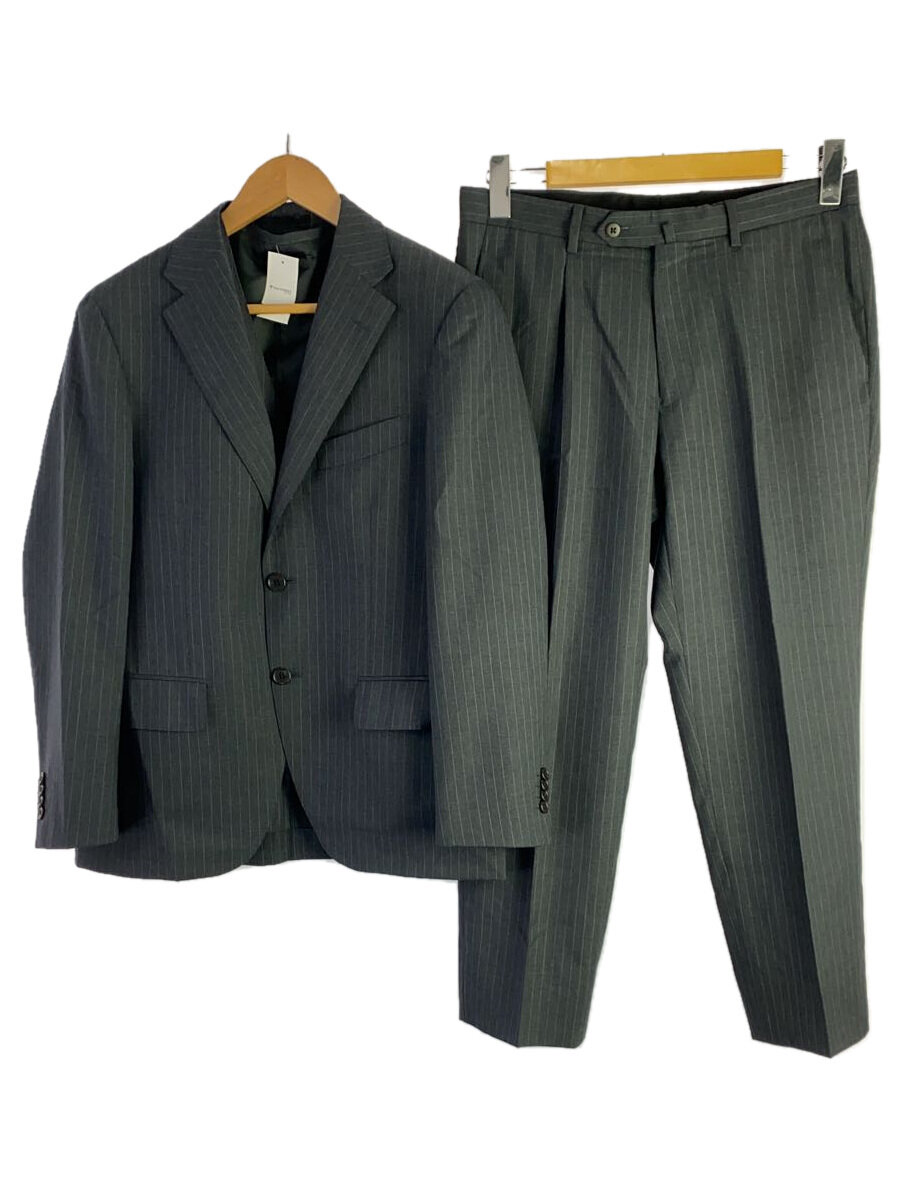 【中古】ONLY◆セットアップ/3ピース/--/ウール/GRY/ストライプ【メンズウェア】
