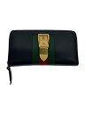 【中古】GUCCI◆長財布_シルヴィ/レザー/BLK/レディース【服飾雑貨他】(4)