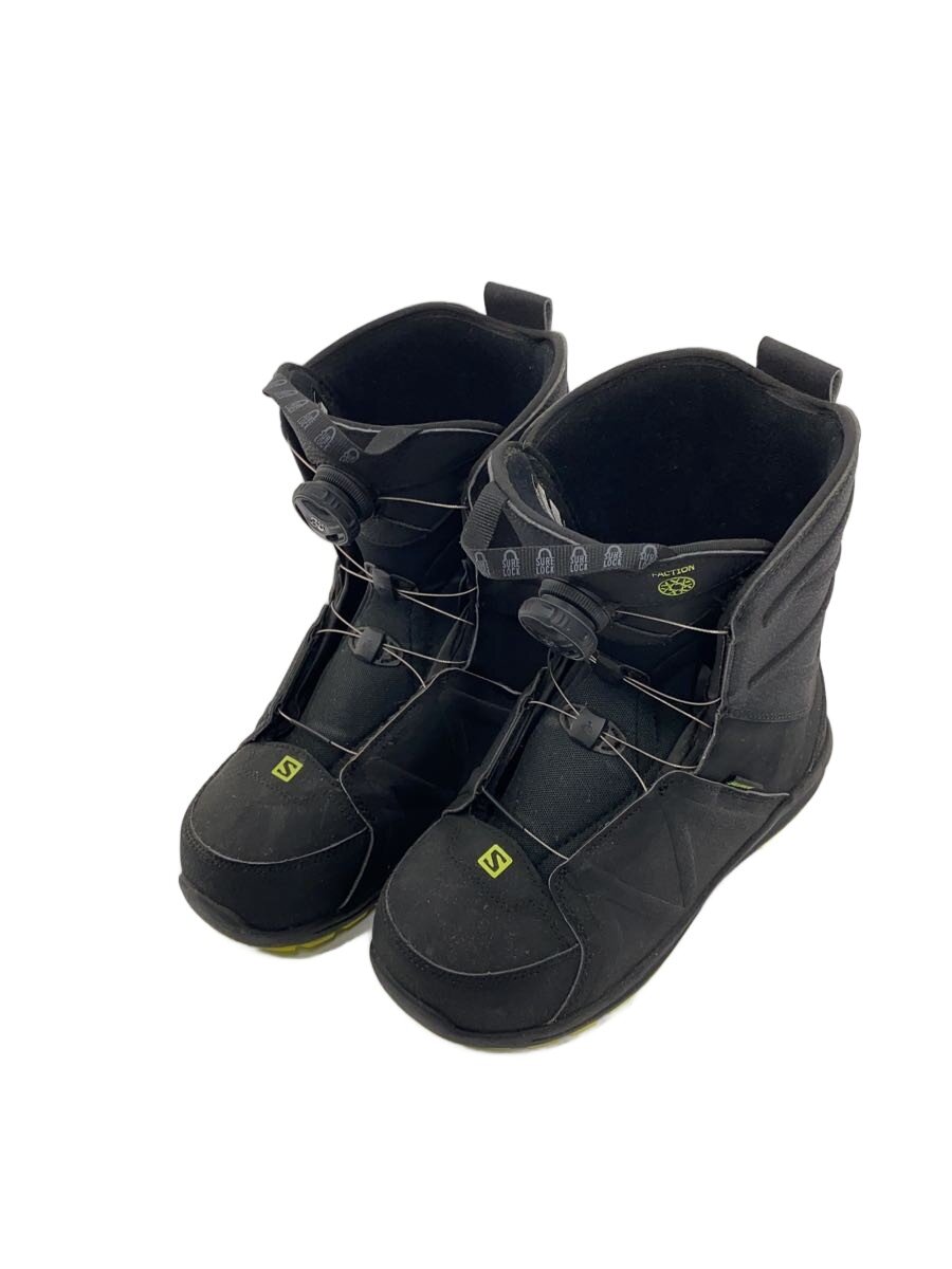 马靴 - 【中古】salomon◆スノーボードブーツ/25.5cm/--/BLK/ブラック/黒【スポーツ】