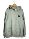 【中古】A BATHING APE◆パーカー/XXL/コットン/GRY/001PPF801007X【メンズウェア】