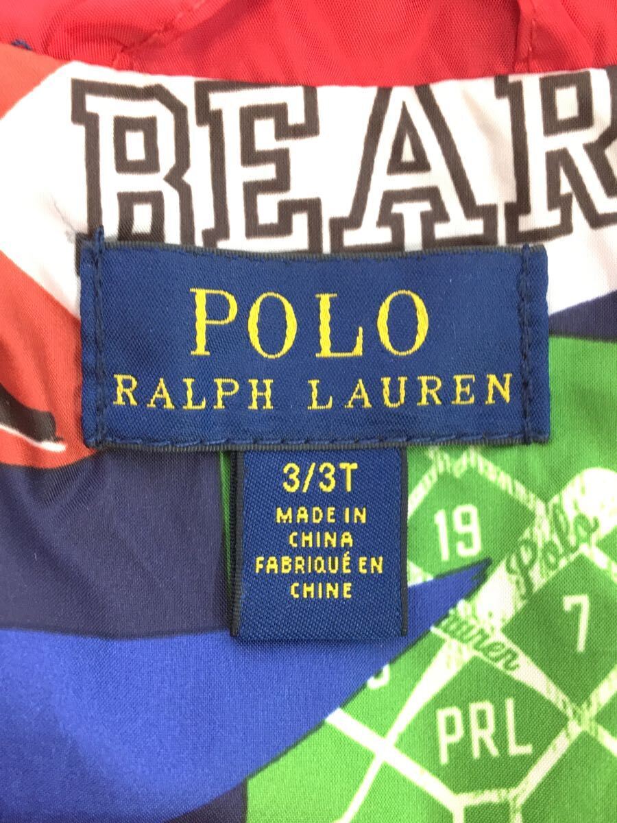 【中古】POLO RALPH LAUREN◆ジャケット/--/ポリエステル/RED【キッズ】 3