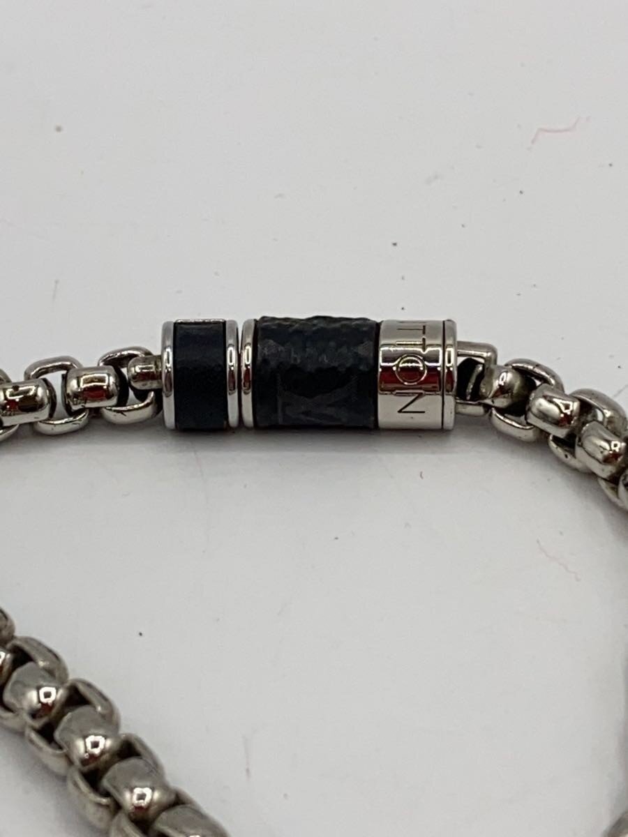 2nd STREET 楽天市場店の【中古】LOUIS VUITTON◆ブレスレット・チェーンモノグラム・エクリプス_SLV/メッキ/SLV/メンズ【服飾雑貨他】｜アングル2