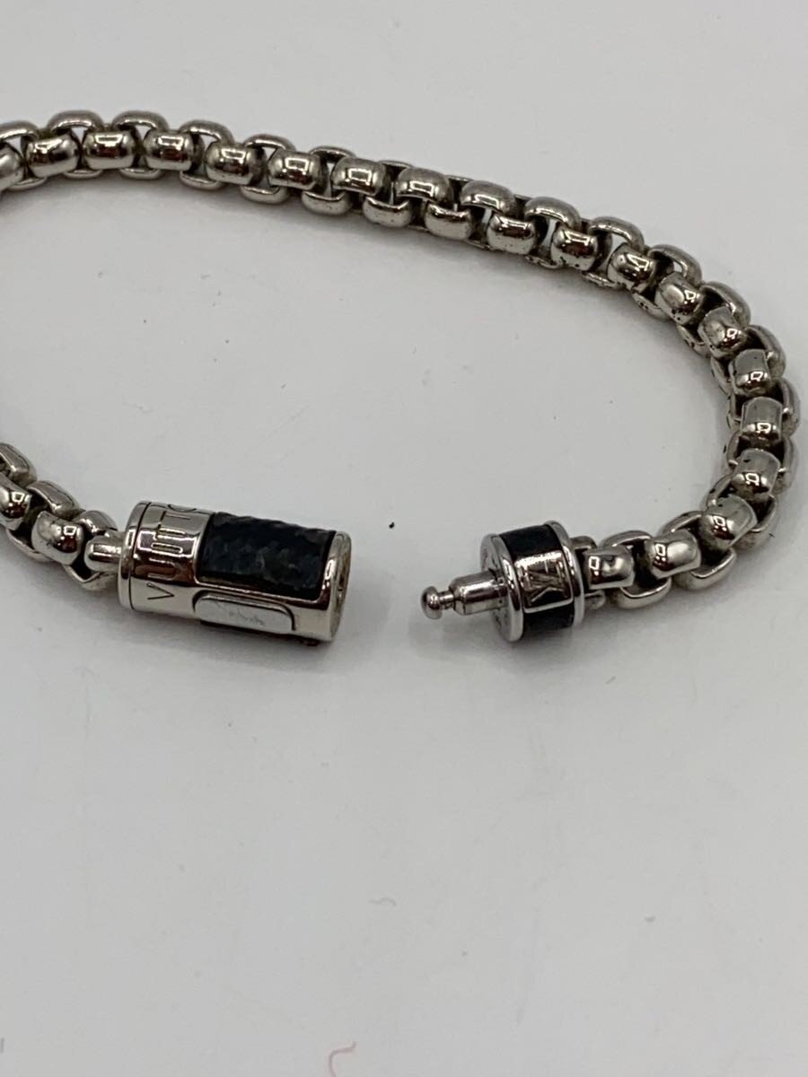 2nd STREET 楽天市場店の【中古】LOUIS VUITTON◆ブレスレット・チェーンモノグラム・エクリプス_SLV/メッキ/SLV/メンズ【服飾雑貨他】｜アングル3