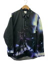 【中古】VETEMENTS◆×STAR WARS/グラフィックオーバーシャツ/長袖シャツ/M/コットン【メンズウェア】