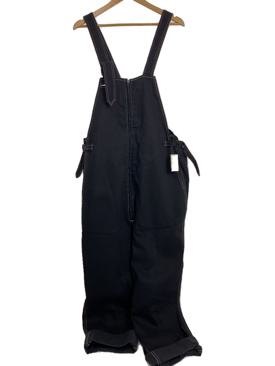 【中古】BLURHMS◆オーバーオール/2/コットン/BLK/BHS20F005【メンズウェア】