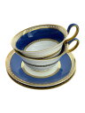 【中古】WEDGWOOD◆カップ&ソーサー/2点セット/BLU/ユランダー【キッチン用品】
