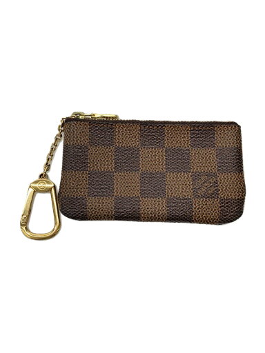 【中古】LOUIS VUITTON◆ポシェット・クレ_ダミエ・エベヌ_BRW/PVC/BRW/レディース【服飾雑貨他】 【中古】LOUIS VUITTON◆ポシェット・クレ_ダミエ・エベヌ_BRW/PVC/BRW/レディース【服飾雑貨他】