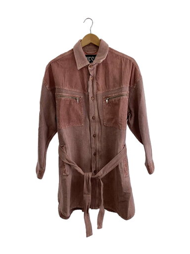 【中古】DIESEL◆ジャケット/XXS/コットン/PNK【レディースウェア】 【中古】DIESEL◆ジャケット/XXS/コットン/PNK【レディースウェア】