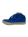 【中古】visvim◆ハイカットスニーカー/US9.5/BLU/レザー/logan high【シューズ】