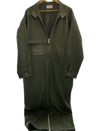 【中古】THAMES MMXX.◆ツナギ/オールインワン/カーキ///【メンズウェア】 【中古】THAMES MMXX.◆ツナギ/オールインワン/カーキ///【メンズウェア】