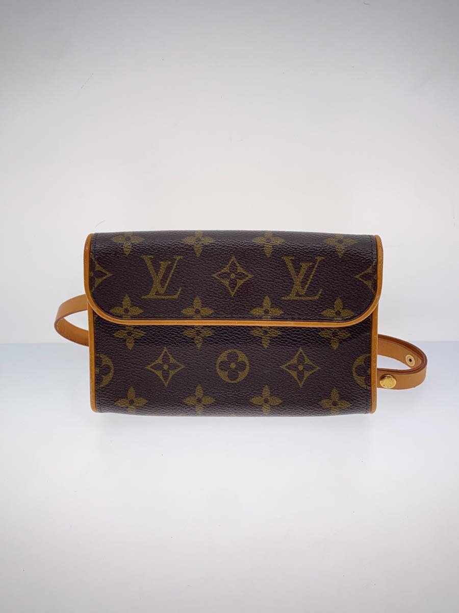 【中古】LOUIS VUITTON◆LOUIS VUITTON ウエストバッグ/PVC/M51855/ポシェット・フロランティーヌ_モノグラム【バッグ】