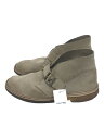 【中古】Clarks◆チャッカブーツ/US7.5/BEG/スウェード/デザートモンク/ソール使用感有【シューズ】