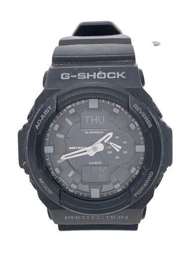 【中古】CASIO◆クォーツ腕時計・Baby-G/デジアナ/ラバー/BLK/BLK/SS//【服飾雑貨他】 【中古】CASIO◆クォーツ腕時計・Baby-G/デジアナ/ラバー/BLK/BLK/SS//【服飾雑貨他】