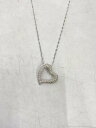 【中古】Swarovski◆ハート/ネックレス/--/SLV/トップ有/レディース【服飾雑貨他】