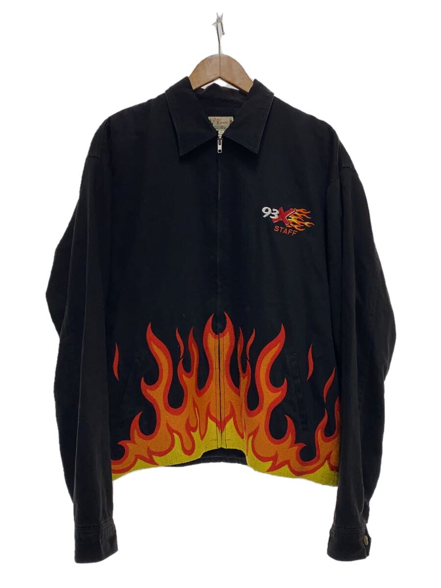 【中古】Orient Express◆ジャケット/XL/コットン/BLK【メンズウェア】
