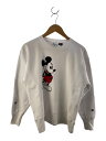【中古】Champion◆スウェット/S/コットン/WHT//【レディースウェア】