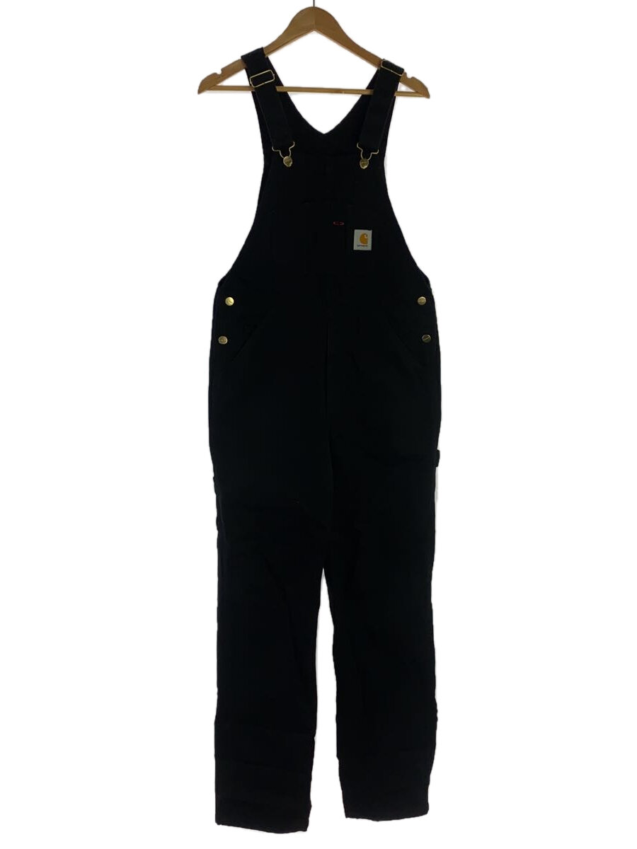 【中古】Carhartt◆オーバーオール/30/コットン/BLK【メンズウェア】