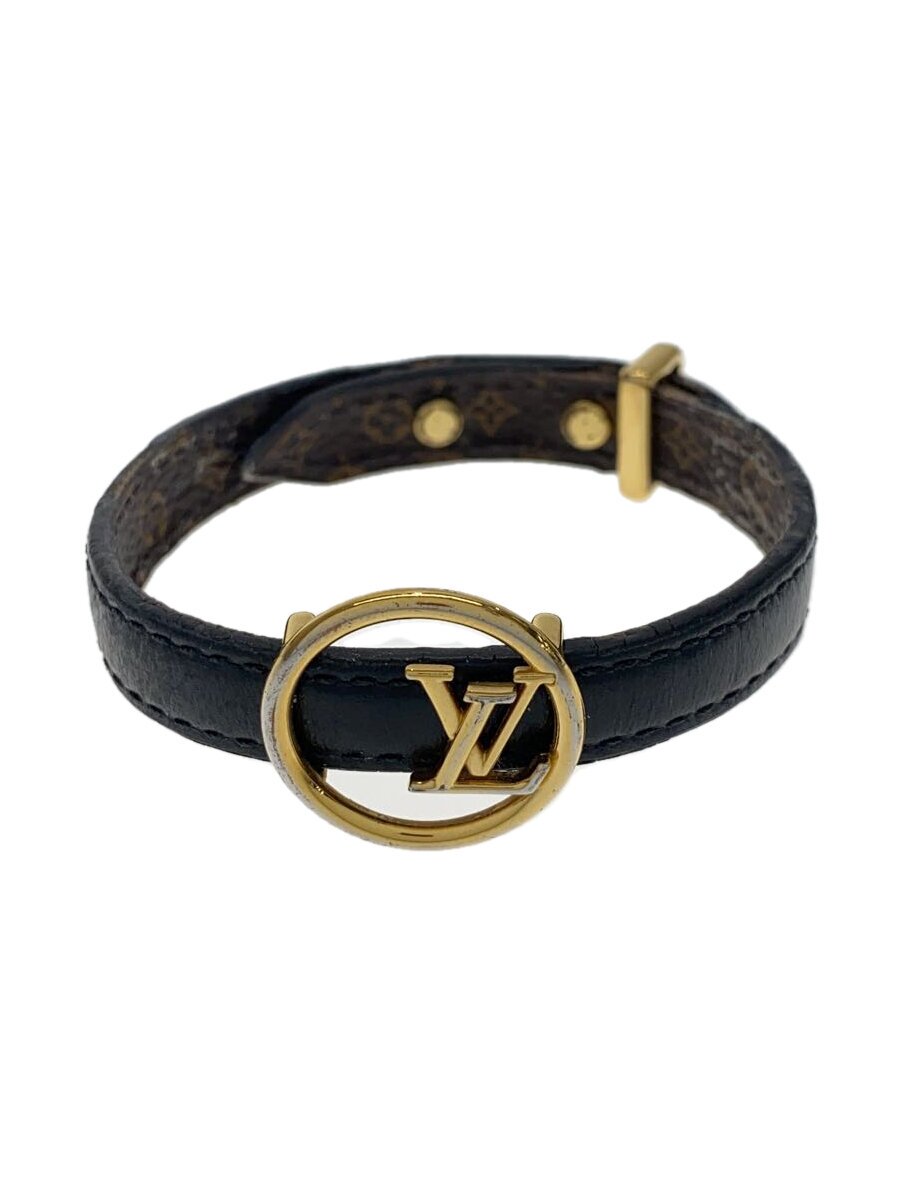【中古】LOUIS VUITTON◆ブレスレット/レザー/BLK/メンズ/m8103//【服飾雑貨他 ...