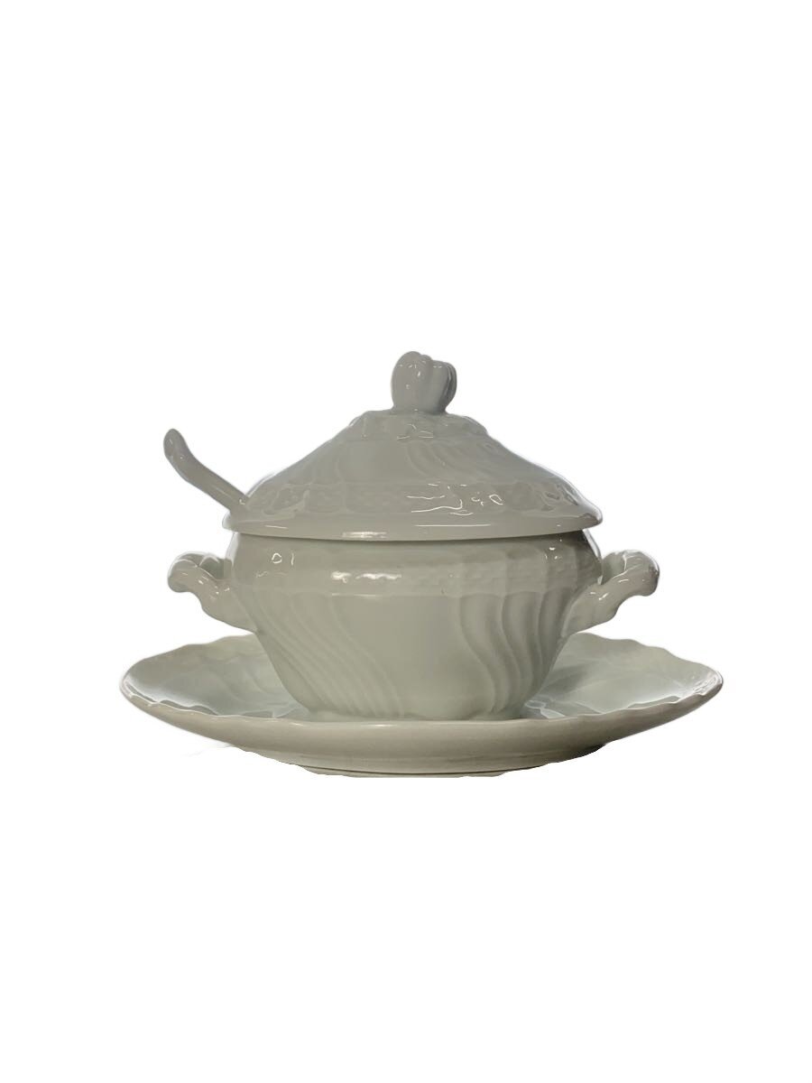 【中古】Richard Ginori◆洋食器その他/WHT【キッチン用品】
