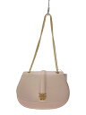【中古】SNIDEL◆ラウンドメタルショルダーバッグ/フェイクレザー/ピンク/SWGB244622【バッグ】