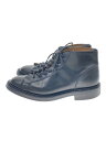 【中古】Tricker’s◆チャッカブーツ/UK7.5/BLK/963001【シューズ】
