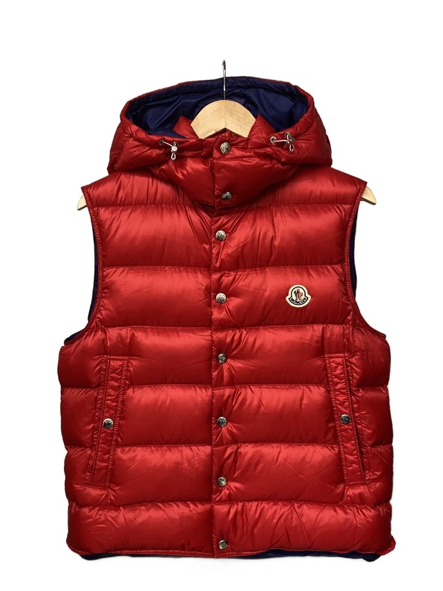 楽天市場】MONCLER ダウンベスト レッド（メンズファッション）の通販