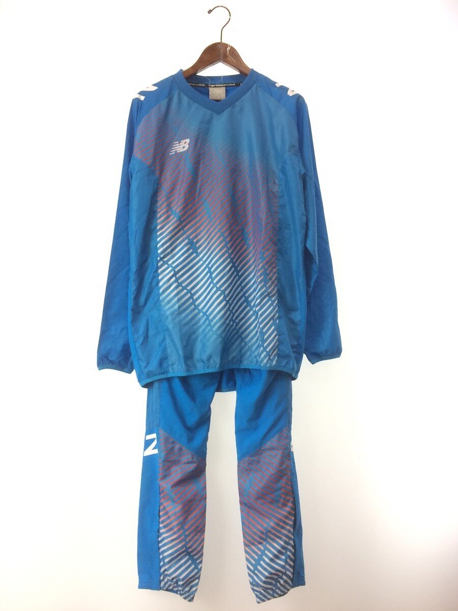 【中古】NEW BALANCE◆スポーツウェアー/L/BLU/JMPF6605/セットアップ//【スポーツ】