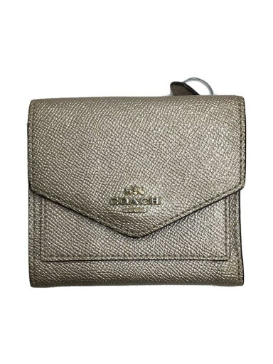 【中古】COACH◆3つ折り財布/--/GLD/レディース【服飾雑貨他】 【中古】COACH◆3つ折り財布/--/GLD/レディース【服飾雑貨他】