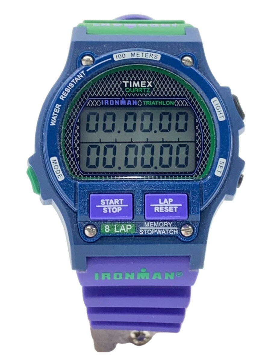 【中古】TIMEX◆クォーツ腕時計/デジ