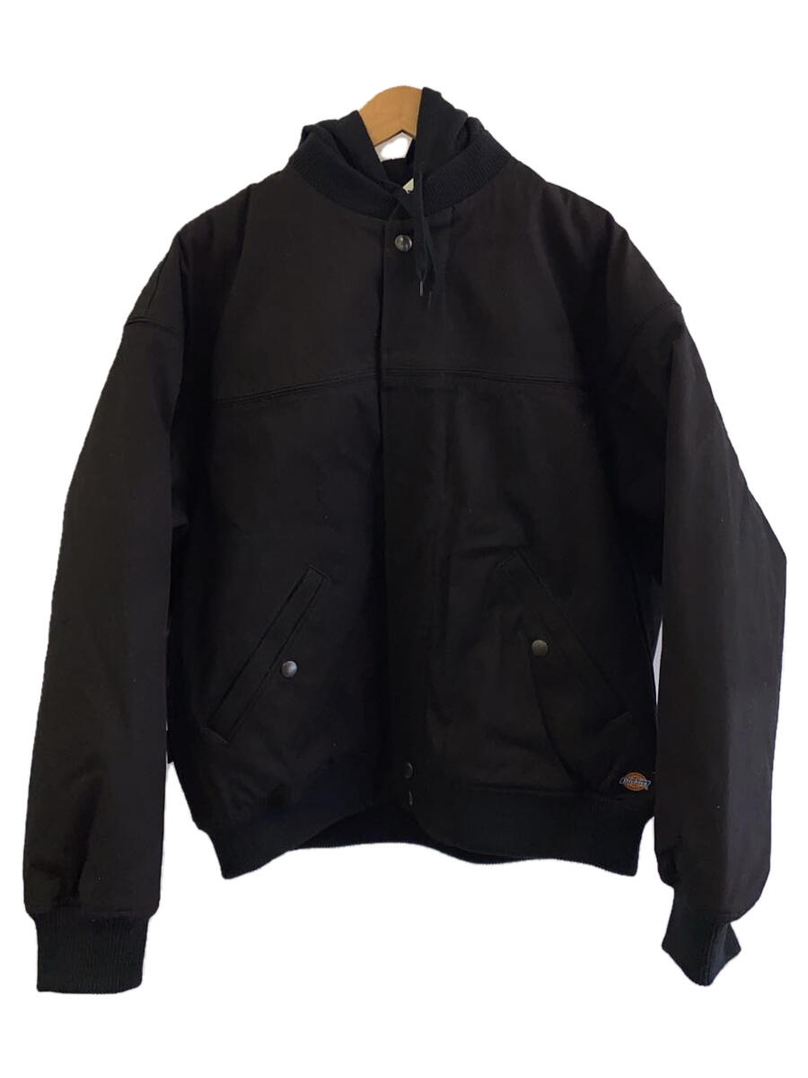 【中古】F-LAGSTUF-F◆DUCK DERBY JKT/ジャケット/LL/コットン/BLK/無地/21AW-FSxDickies-01【メンズウェア】