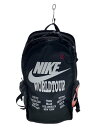 【中古】NIKE◆バックパック/リュック/ポリエステル/ブラック/DH3069-010/WORLD TOUR【バッグ】