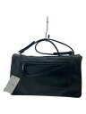 【中古】PRADA◆ショルダーバッグ/レザー/BLK/無地/擦れ多数有/使用感有【バッグ】(4)