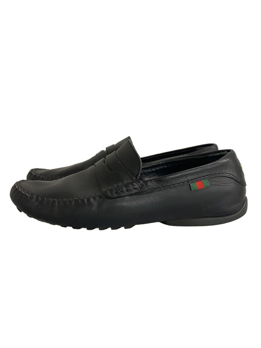 【中古】GUCCI◆コインローファー/UK5/BLK/レザー//【シューズ】