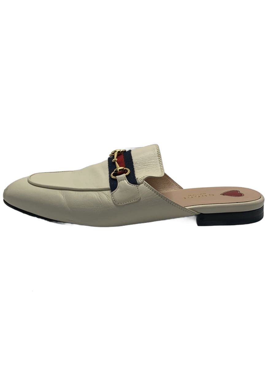 【中古】GUCCI◆プリンスタウン/ホースビット/ミュール/サンダル/39/CRM/629084【シューズ】