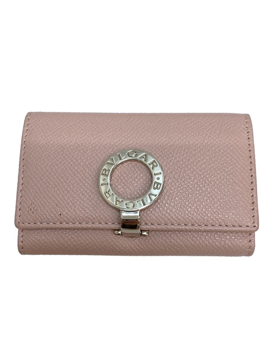 【中古】BVLGARI◆6連キーケース/レザー/PNK/レディース/30424【服飾雑貨他】
