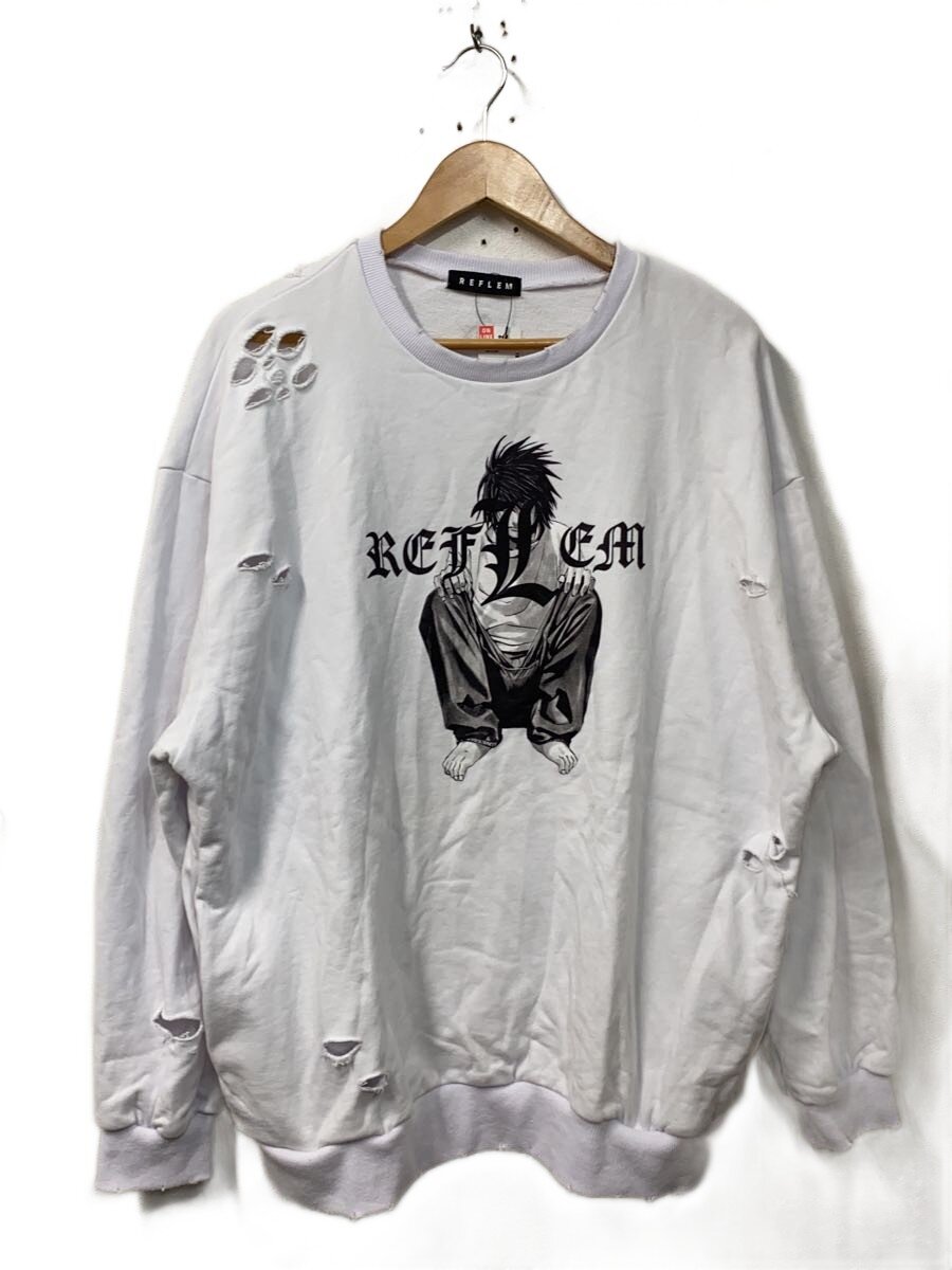 【中古】REFLEM◆DEATHNOTE/FREE/コットン/WHT/プリント//【レディースウェア】