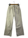 【中古】ボトム/30/コットン/WHT/無地【レディースウェア】