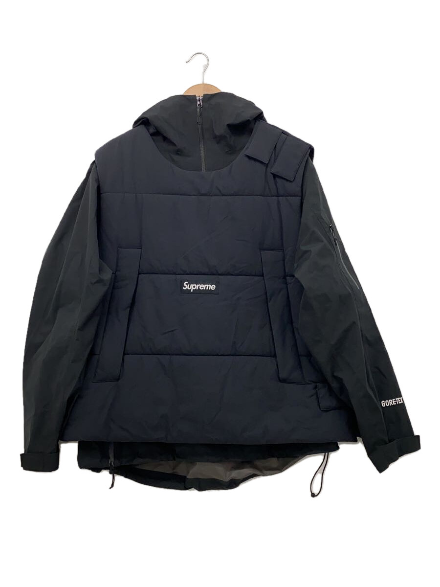 【中古】Supreme◆22AW/2-in-1 GORE-TEX Shell + WINDSTOPPER Vest/ジャケット/XL/BLK//【メンズウェア】