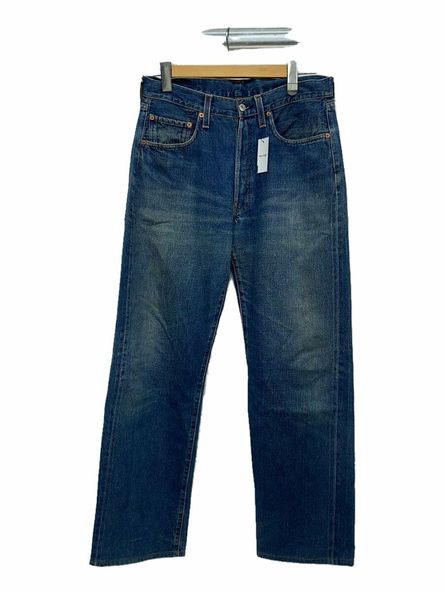 【中古】Levi’s◆501/ボタン裏555/BIG E/バレンシア工場/ストレートパンツ/32/コットン/インディゴ【メンズウェア】