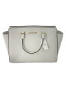 【中古】MICHAEL KORS◆トートバッグ/--/WHT【バッグ】