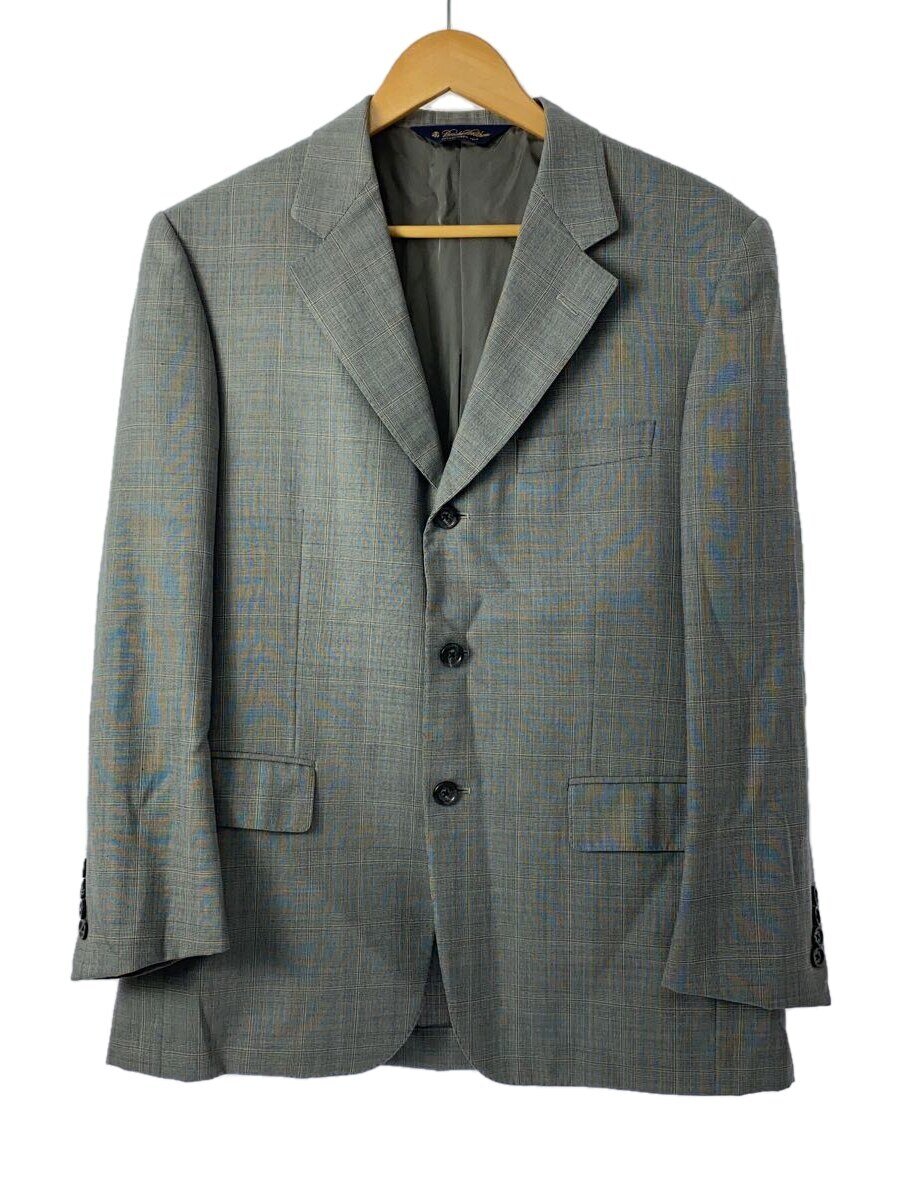 【中古】1818 by Brooks Brothers◆スーツ/38/ウール/GRY/チェック/19-02-8725【メンズウェア】