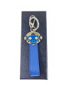 【中古】PRADA◆キーチェーン/ステンレス/BLU/アニマル/メンズ【服飾雑貨他】
