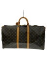 【中古】LOUIS VUITTON◆キーポル55_モノグラム・キャンバス_BRW/PVC/BRW【バッグ】