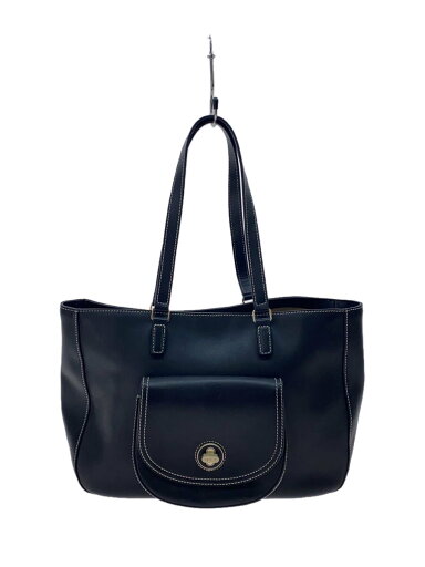 【中古】agnes b.◆トートバッグ/レザー/BLK/無地/RAS25-03【バッグ】 【中古】agnes b.◆トートバッグ/レザー/BLK/無地/RAS25-03【バッグ】