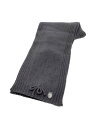 【中古】Christian Dior◆マフラー/ウール/GRY/キッズマフラー【キッズ】