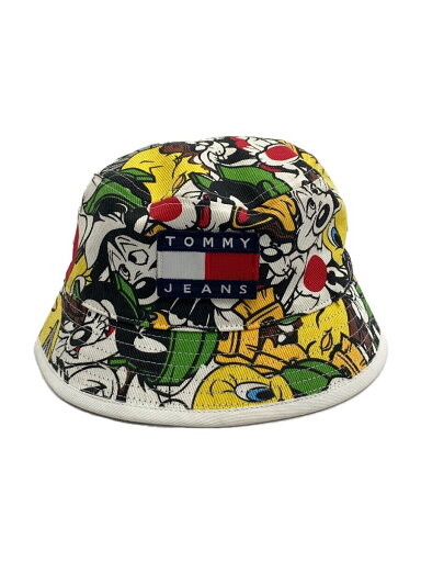 【中古】TOMMY JEANS◆×Looney Tunes/Reversible Bucket Hat/コットン/マルチカラー/総柄/レディース【服飾雑貨他】 【中古】TOMMY JEANS◆×Looney Tunes/Reversible Bucket Hat/コットン/マルチカラー/総柄/レディース【服飾雑貨他】
