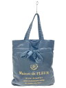【中古】Maison de FLEUR◆バッグ/ナイロン/BLK【バッグ】